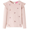 Vidaxl Kinderhemd mit langen Ärmeln 116 Pink