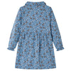 Vidaxl -Kinderkleid mit langen Ärmeln 116 Benzinfarbe
