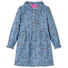 Vidaxl Kinderkleid mit langen Ärmeln 140 Benzinfarben