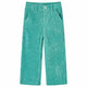 Vidaxl Kinderbroek 92 Rippen -Velvet Mintgroen