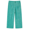 Vidaxl Kinderbroek 128 Rippen -Velvet Mint Grün