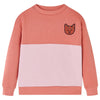 Vidaxl Kinderpullover Block Design 128 Pink