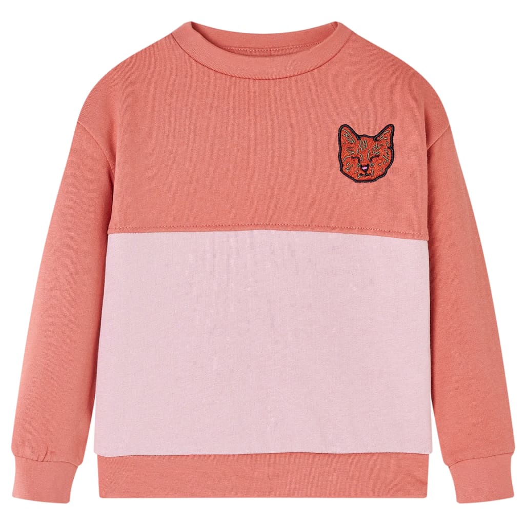 Vidaxl Kinderpullover Block Design 128 Pink