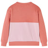 Vidaxl Kinderpullover Block Design 128 Pink