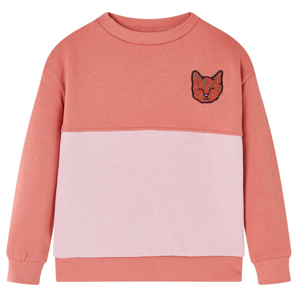 Vidaxl Kinderpullover Block Design 140 Pink