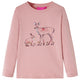 Vidaxl Kinderhemd mit langen Ärmeln 128 Pink