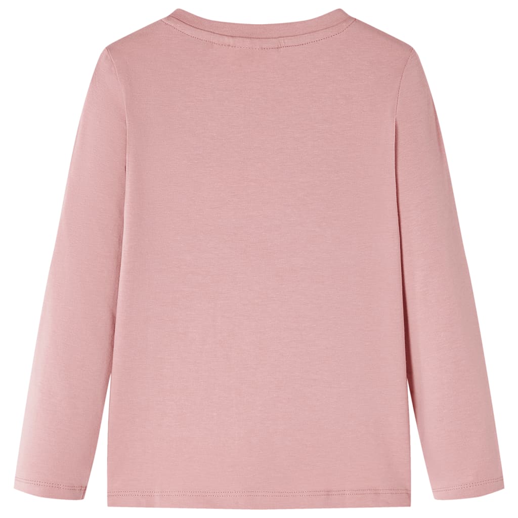 Vidaxl Kinderhemd mit langen Ärmeln 140 Pink
