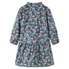Vidaxl Kinderkleid mit langen Ärmeln 128 dunkelblau
