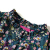 Vidaxl Kinderkleid mit langen Ärmeln 128 dunkelblau