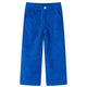 Vidaxl Kinderbroek 104 Rippen -Samt Kobaltblau