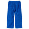 Vidaxl Kinderbroek 116 Rippen -Samt Kobaltblau