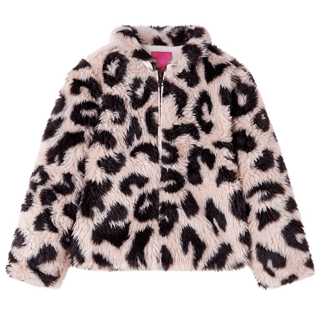 Vidaxl Kinderjacke 128 Kunstversorgung hellrosa