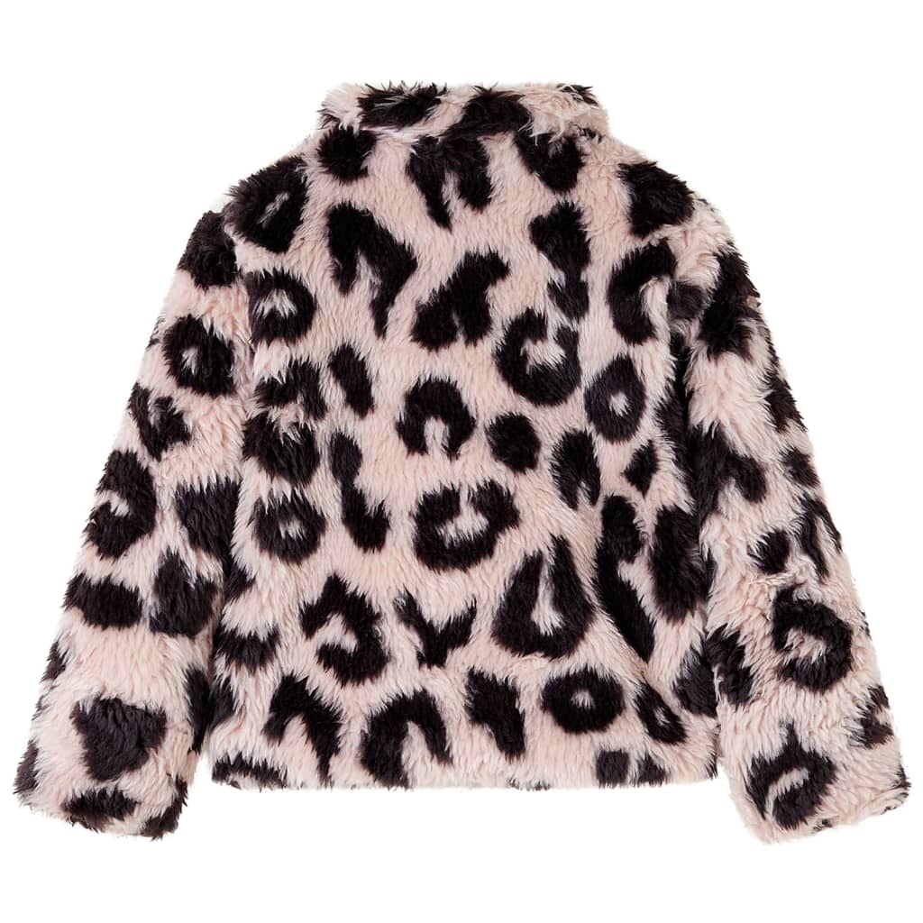 Vidaxl Kinderjacke 128 Kunstversorgung hellrosa