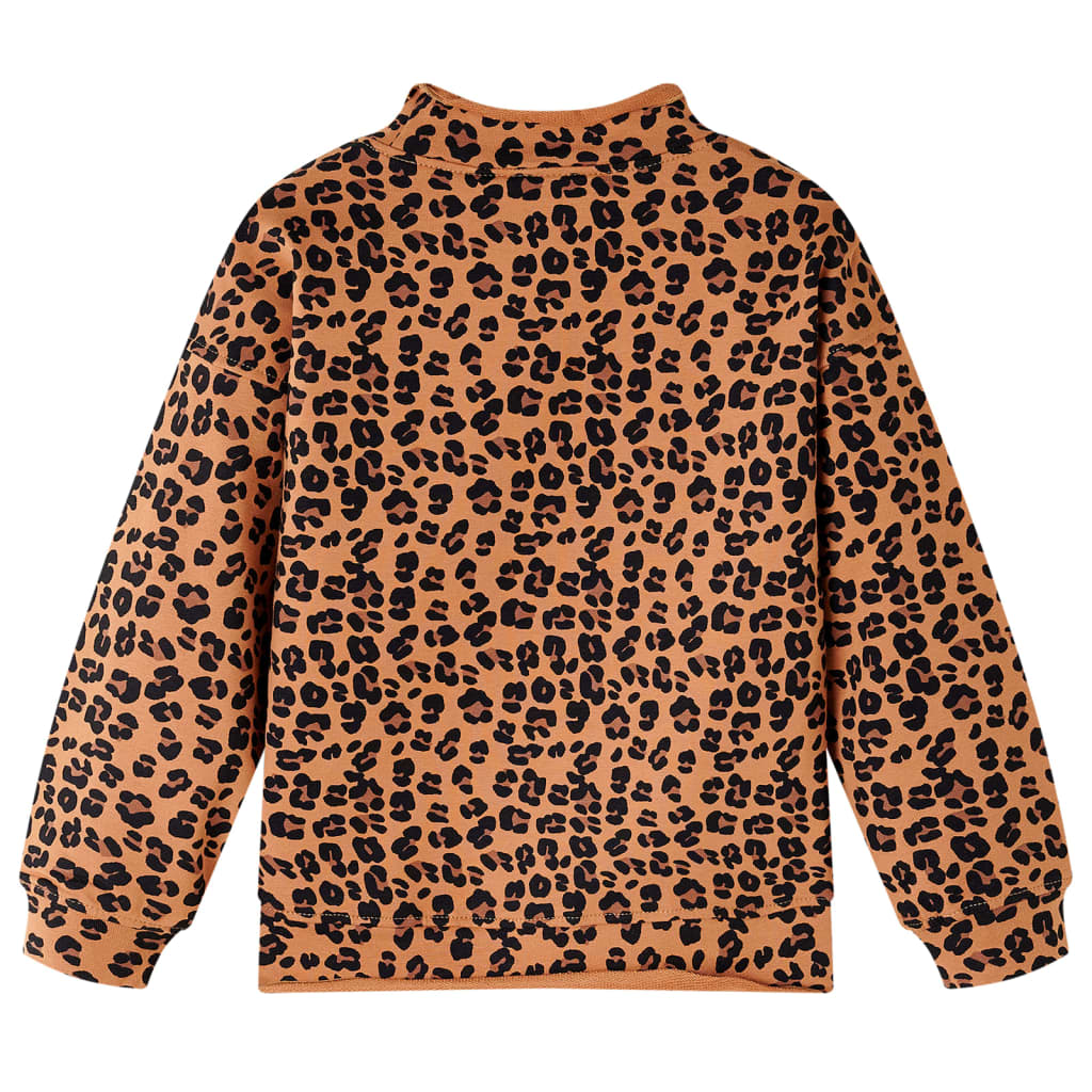 Vidaxl Kinderpullover 116 Light Cognac gefärbt
