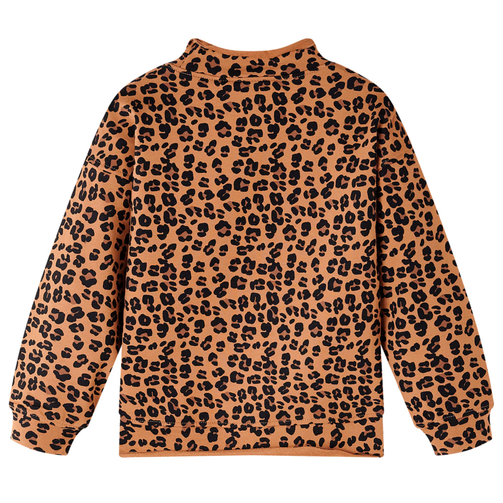 Vidaxl Kinderpullover 140 Light Cognac gefärbt