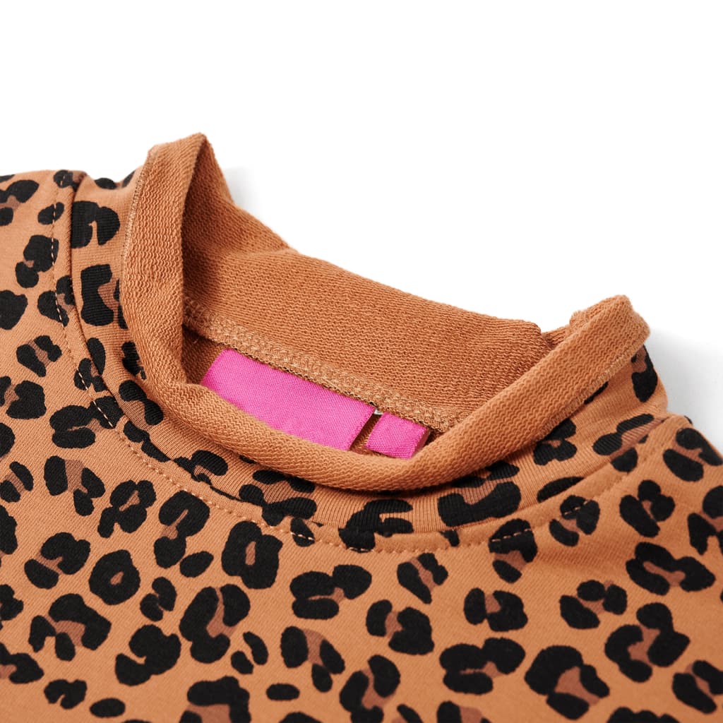 Vidaxl Kinderpullover 140 Light Cognac gefärbt