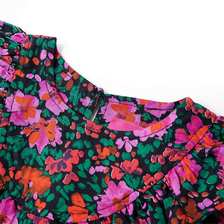 Vidaxl Kinderkleid mit langen Ärmeln 92 hellrosa