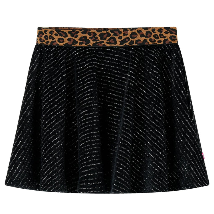 Vidaxl -Kinderrock mit Leopard Weste Band 116 Black