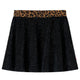 Vidaxl -Kinderrock mit Leopard Weste Tire 128 Schwarz