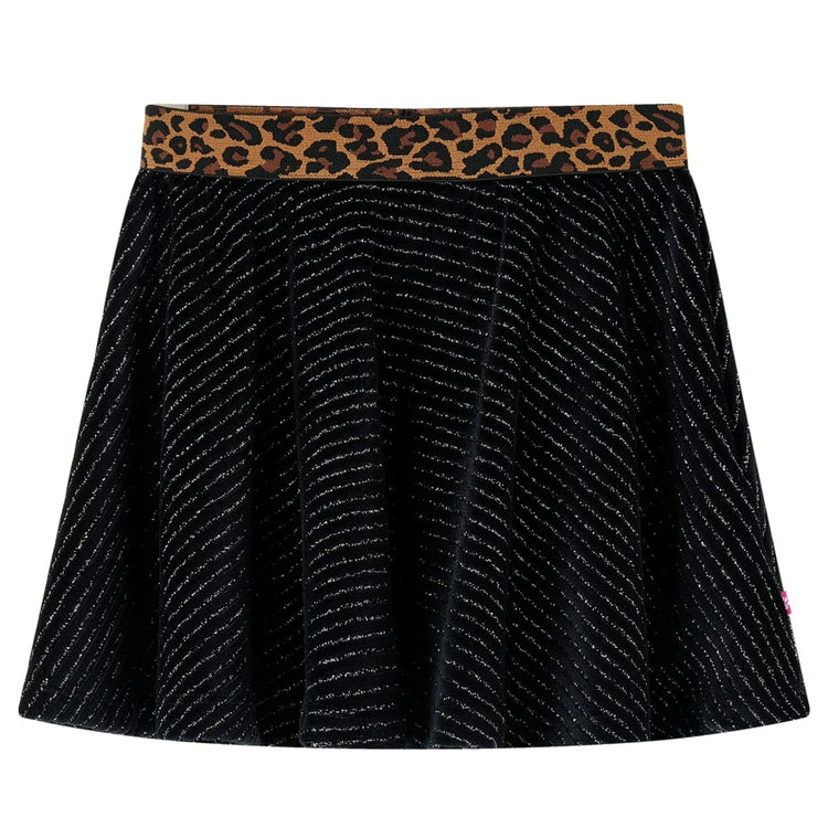 Vidaxl -Kinderrock mit Leopard Weste Band 140 Schwarz