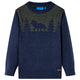 Vidaxl Kinderpullover gestrickt 116 Marineblau