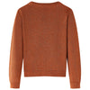 Vidaxl Kindvest gestrickt 116 Cognac gefärbt