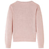 Vidaxl Kinderweste gestrickt 104 weiches Pink