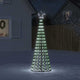 VIDAXL LED Weihnachtsbaum 275 LEDs kalt weiß 180 cm