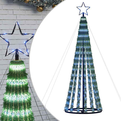 Vidaxl Light Cone 275 Blaue LEDs 180 cm