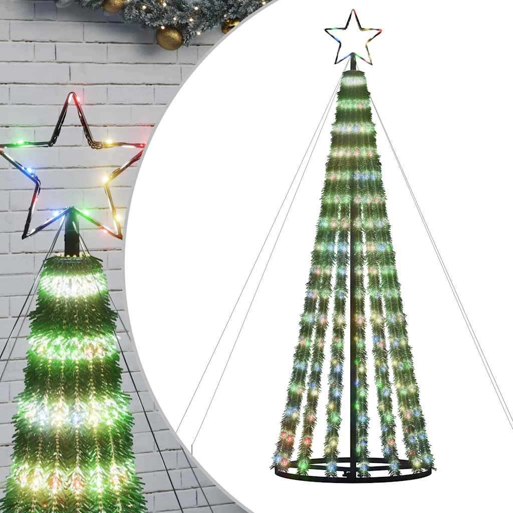 Vidaxl Light Cone 275 Multi -Colored LEDs 180 cm