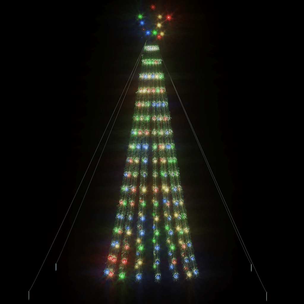 Vidaxl Light Cone 275 Multi -Colored LEDs 180 cm