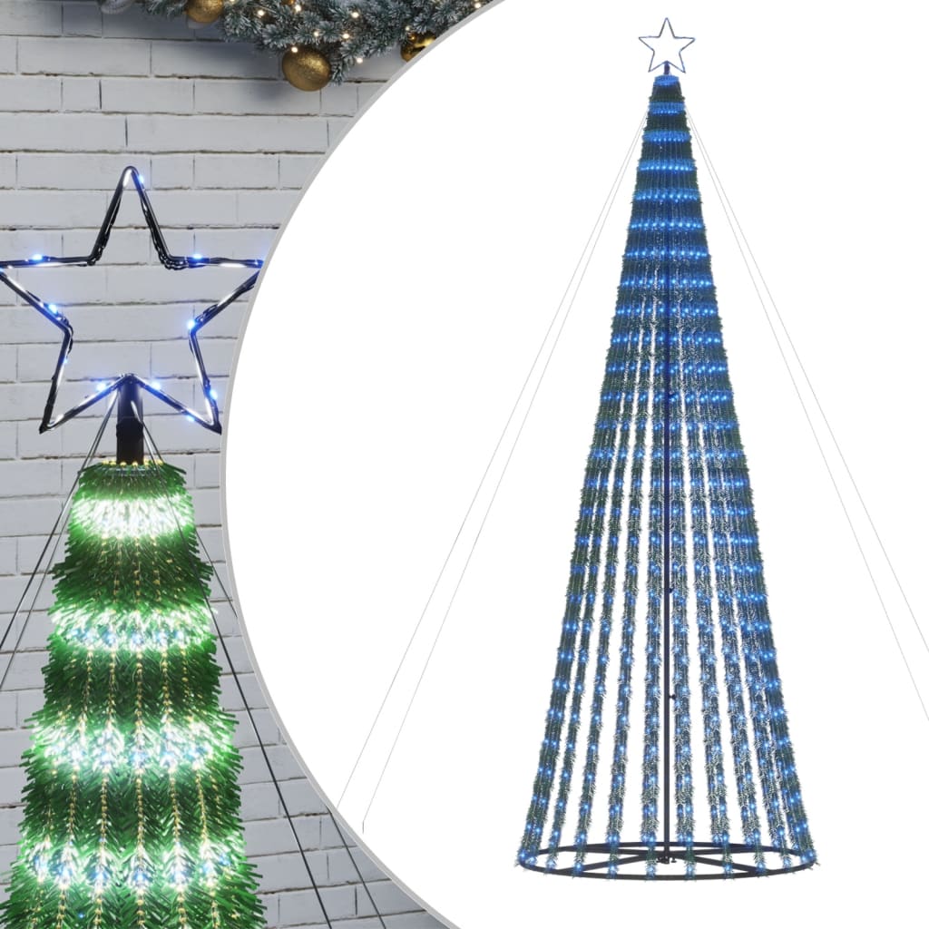 Vidaxl Light Cone 688 Blue LEDs 300 cm