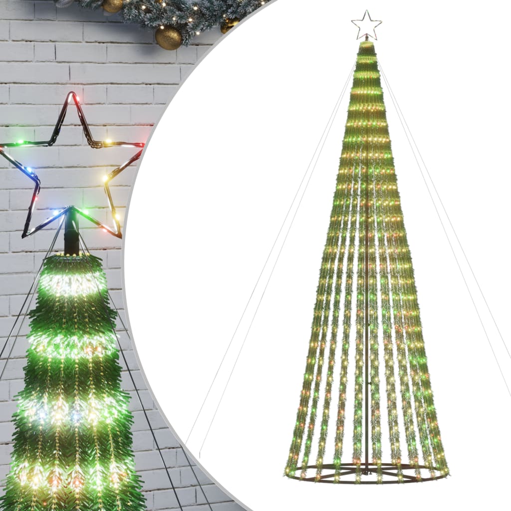 Vidaxl Light Cone 688 Multi -Colored LEDs 300 cm