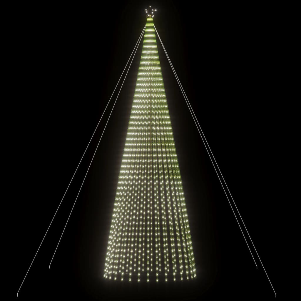 Vidaxl LED Weihnachtsbaum 1544 LEDs 500 cm kalt weiß