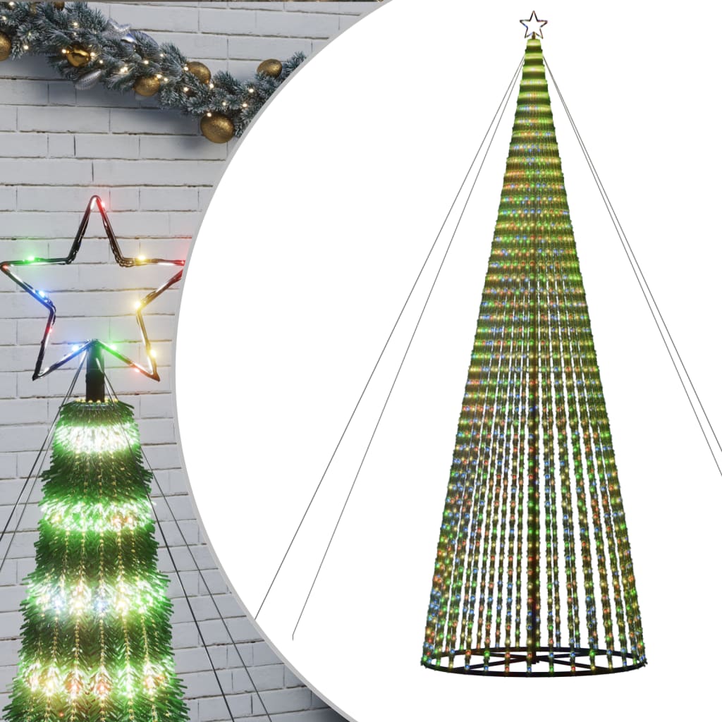 Vidaxl Light Cone 1544 Multi -Colored LEDs 500 cm