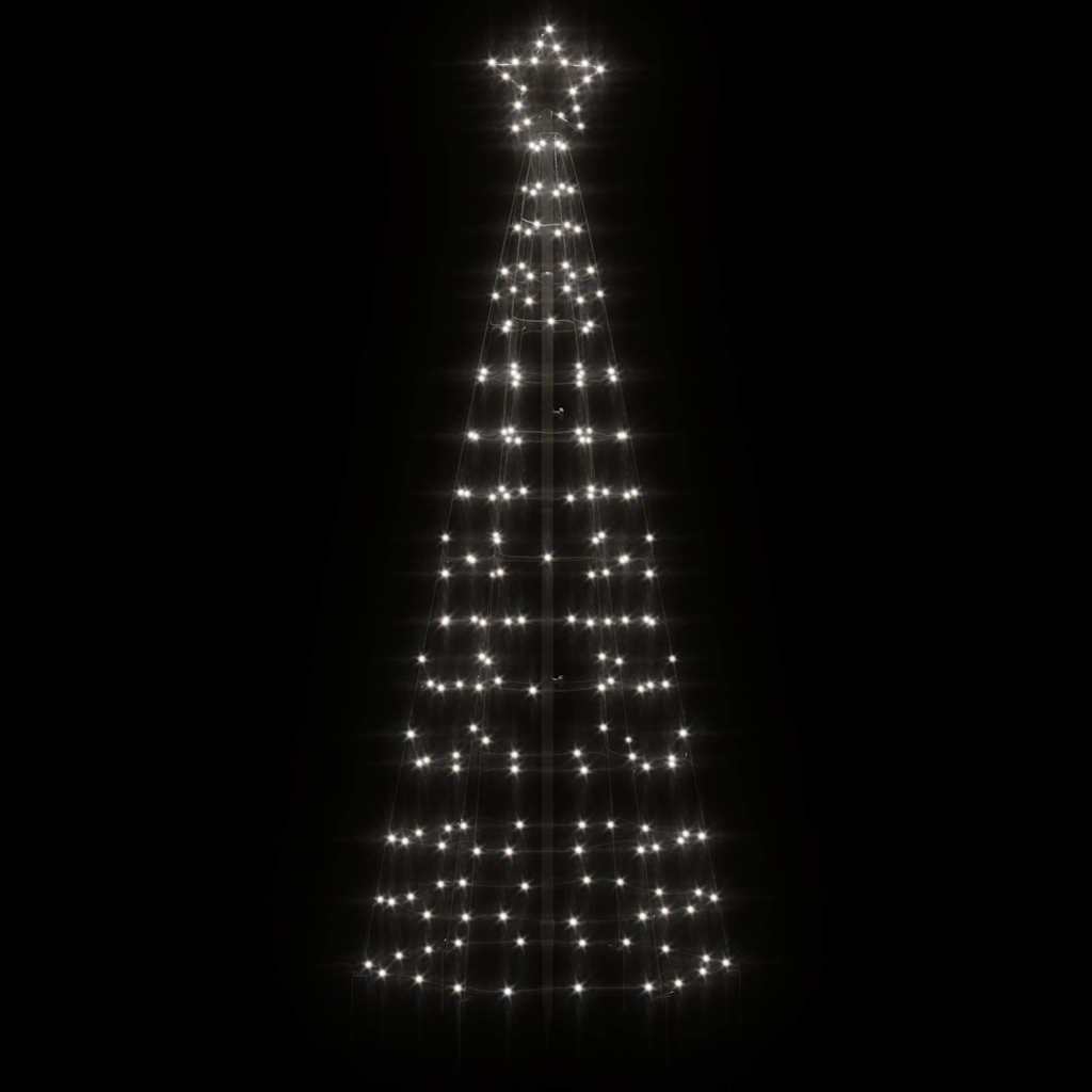 VIDAXL LICHT KEINE mit gemahlenen Stiften 220 kalte weiße LEDs 180 cm