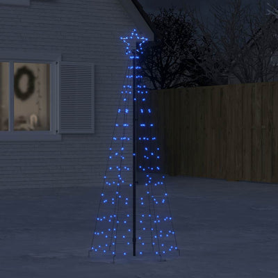 VIDAXL LICHT -KEINE mit gemahlenen Stiften 220 blaue LEDs 180 cm