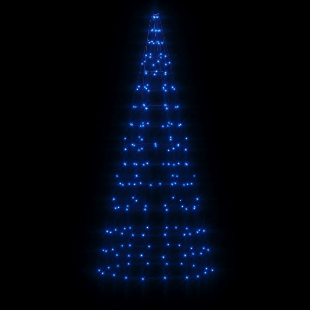 Vidaxl Light Cone auf Fahnenmast 200 Blue LEDs 180 cm