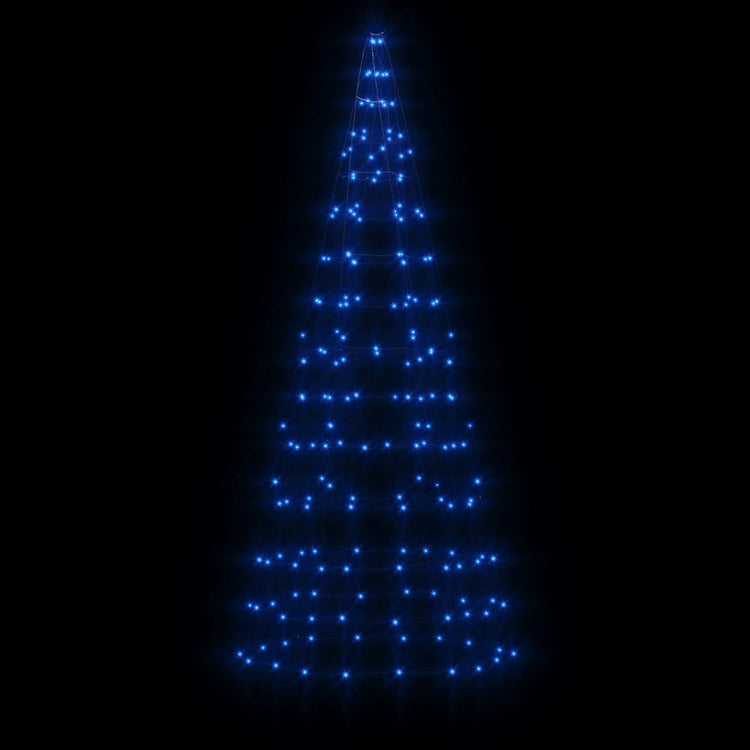 Vidaxl Light Cone auf Fahnenmast 200 Blue LEDs 180 cm