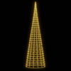 Vidaxl led-kerstboom aan vlaggenmast 3000 leds warm wit 800 cm