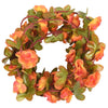 Vidaxl Weihnachtsgirlanden mit Blumen 6 St 250 cm Orange