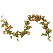 Vidaxl Weihnachtsgirlanden mit Blumen 6 St 215 cm Sonnenaufgang rot - afbeelding 3