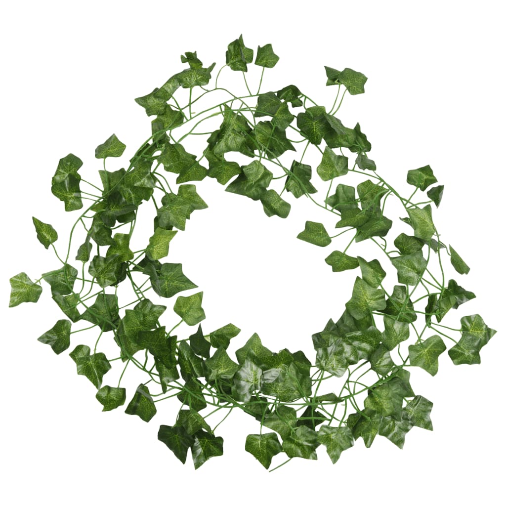 Vidaxl Weihnachtsgirlanden Ivy 12 St 200 cm Grün