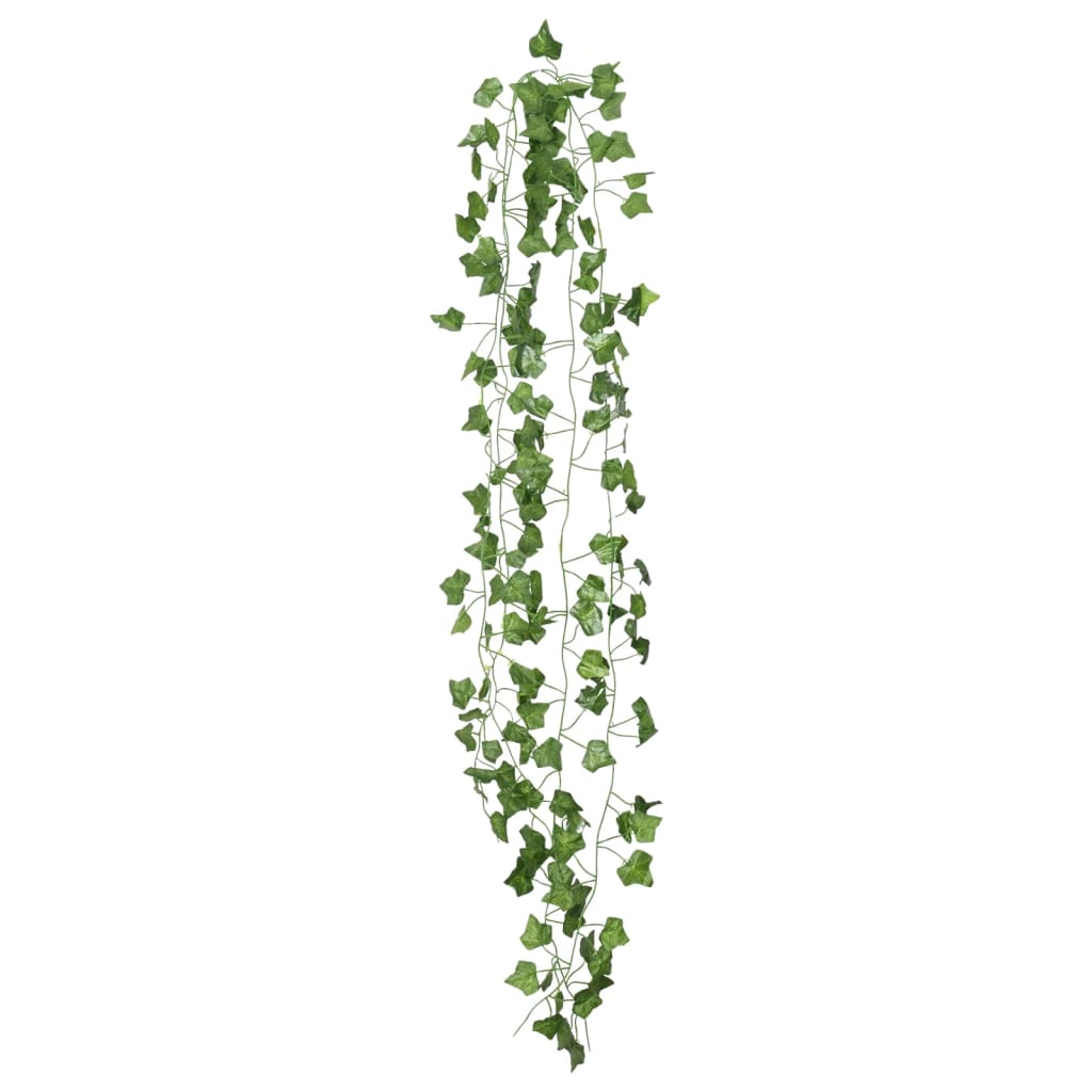 Vidaxl Weihnachtsgirlanden Ivy 12 St 200 cm Grün