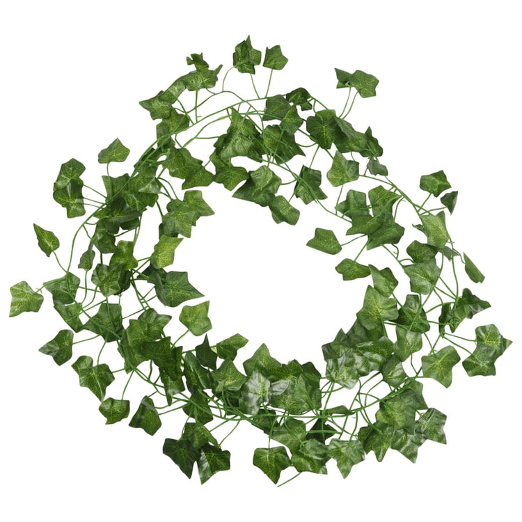Vidaxl Weihnachtsgirlanden Ivy 24 St 200 cm Grün