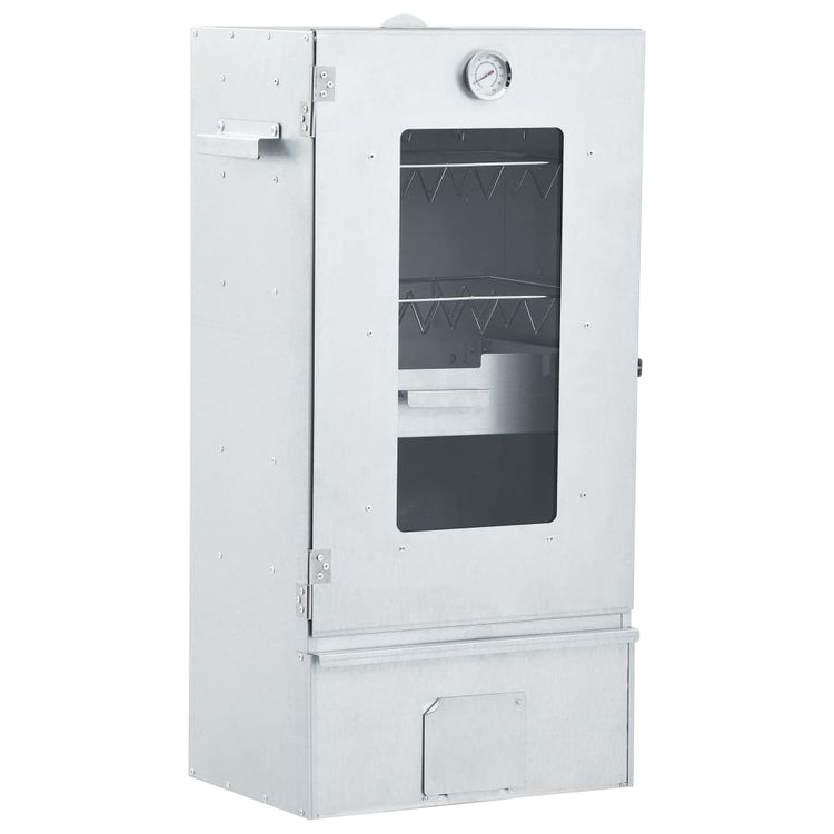 Vidaxl BBQ Smoker mit Kaltrauchgenerator aus verzinktem Stahl