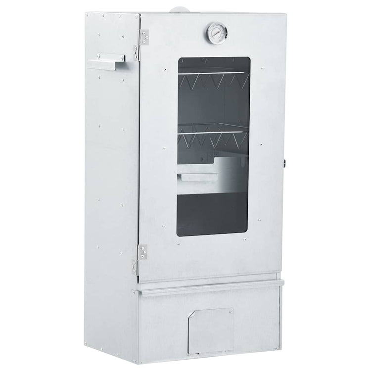 Vidaxl BBQ Smoker mit Kaltrauchgenerator aus verzinktem Stahl