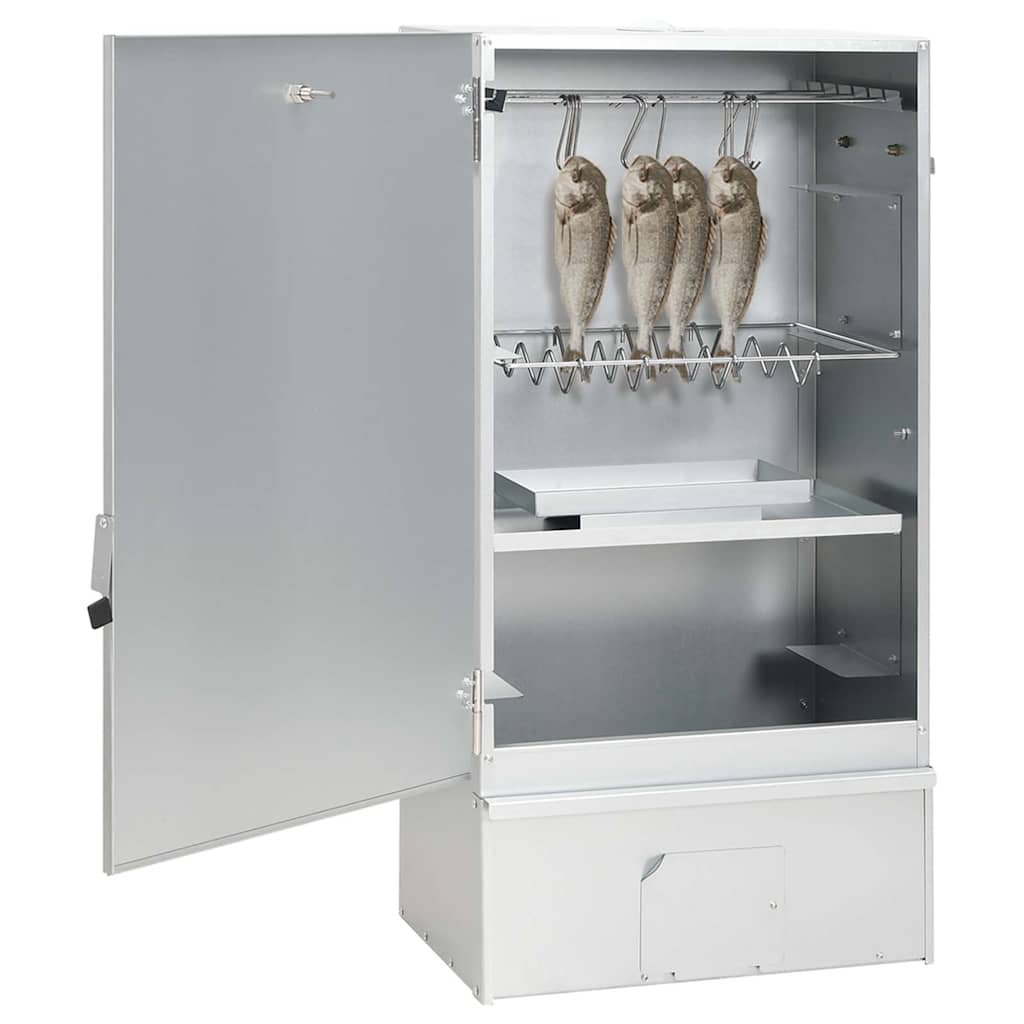 Vidaxl BBQ Smoker mit Kaltrauchgenerator aus verzinktem Stahl