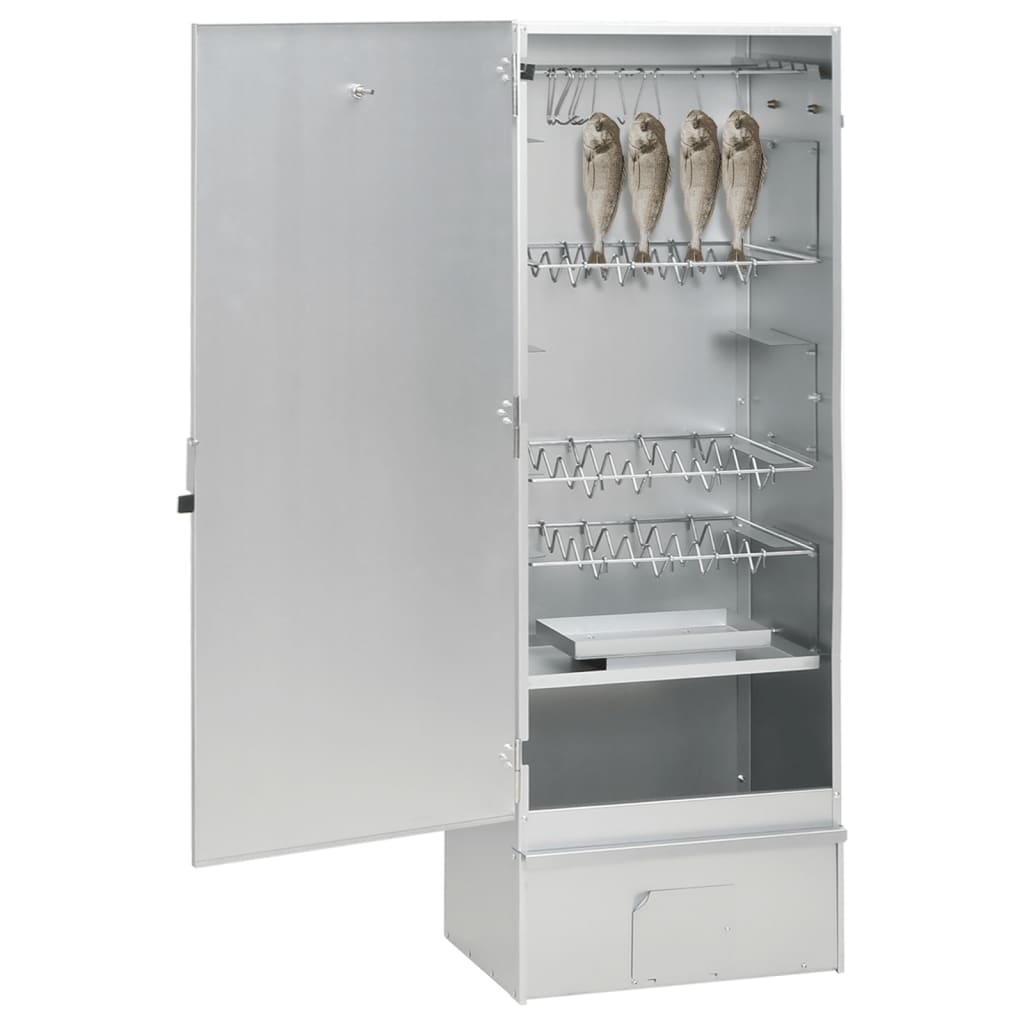 Vidaxl BBQ Smoker mit Kaltrauchgenerator aus verzinktem Stahl