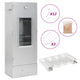 Vidaxl BBQ Smoker mit Kaltrauchgenerator aus verzinktem Stahl